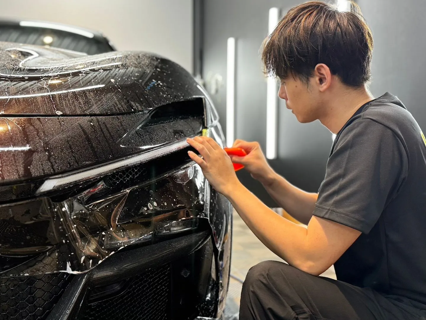 Ferrari Purosangueが当店のカー ディテーリ...